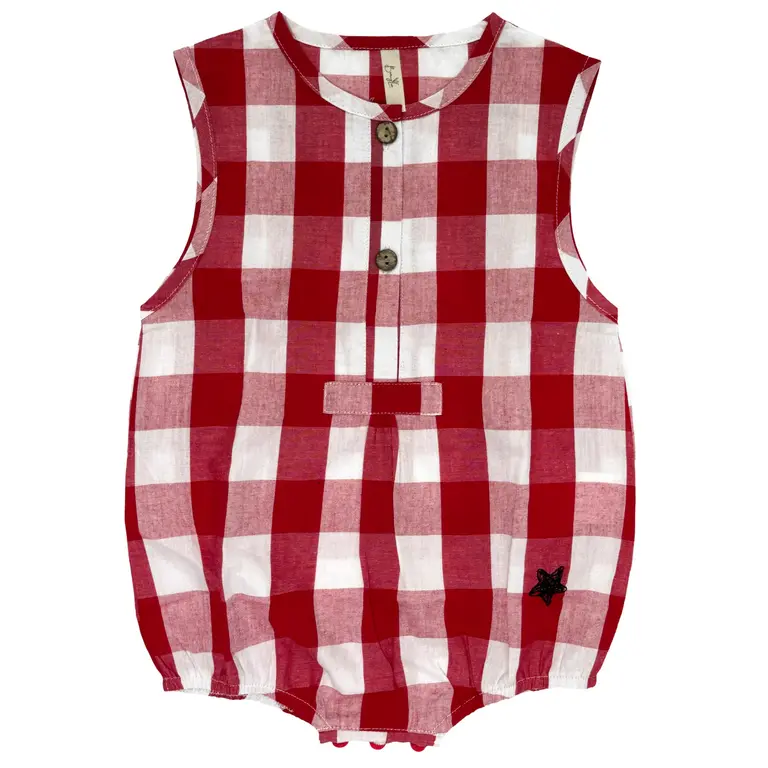 Bunny Love Bunny Love Gingham Romper - SB3035 - SS25 -