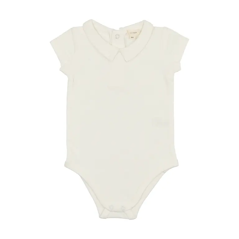 Lil Legs Lil Legs Collar Onesie - Short Sleeve -