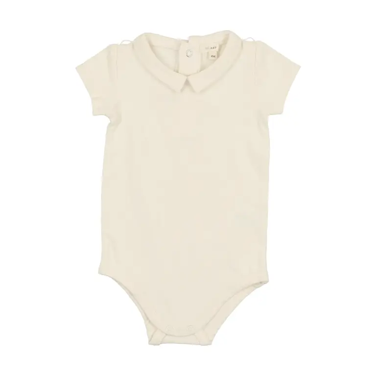 Lil Legs Lil Legs Collar Onesie - Short Sleeve -