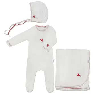 Bunny Love Bunny Love Bunny Heart Layette Set - SL2738-S - SS25 -