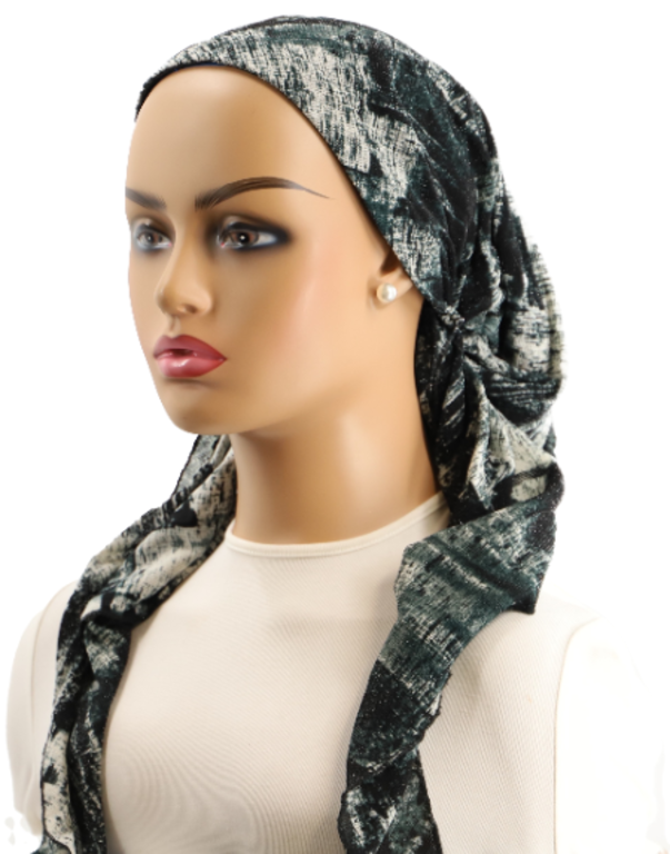 Ahead Headwear Ahead Headwear Variegated Color Pattern Pre-tied Headscarf - 2540 - SS25 -