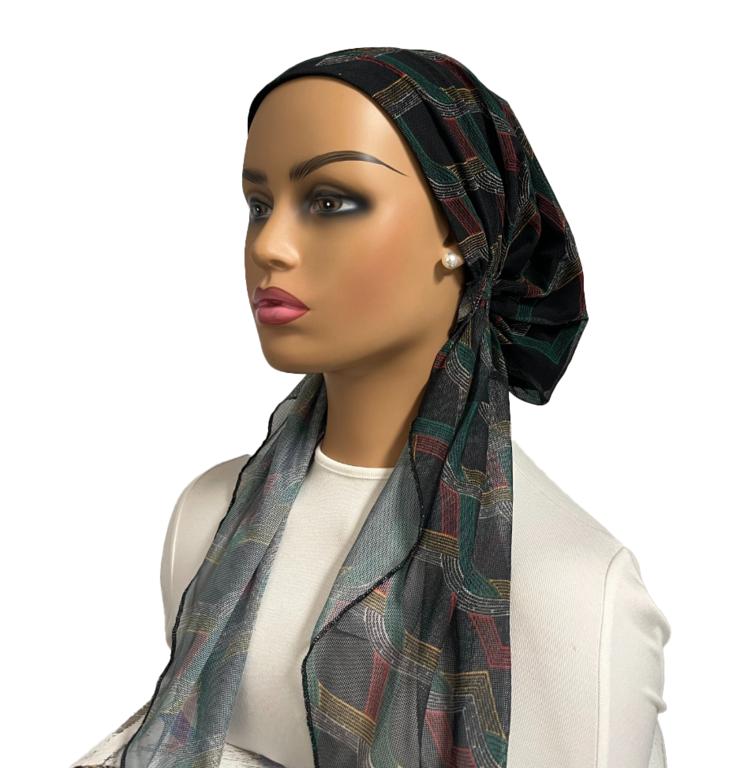 Ahead Headwear Ahead Headwear Braided Twist Pre-tied Headscarf - 2551 - SS25 -