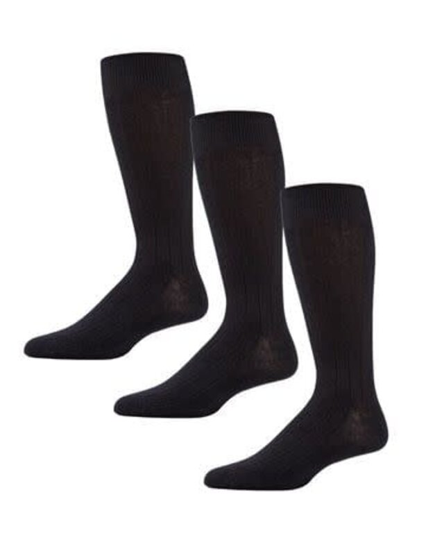 MeMoi MeMoi Mens Cotton Blend Ribbed Socks - 3 Pack - MM-450 -