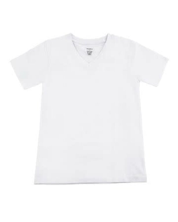 MeMoi MeMoi Boys V-Neck Short Sleeve Undershirts - 3 Pack - MKU1200 -