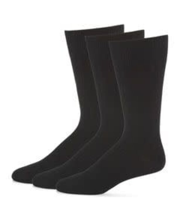 MeMoi MeMoi Mens Bamboo Rayon Ribbed Socks - 3 Pack - MM-460 -