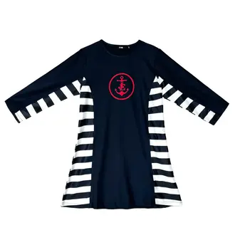 Jolie Enfants Jolie Enfants Stripe Trim Swim Coverup - SS2324 - SS25 -S -