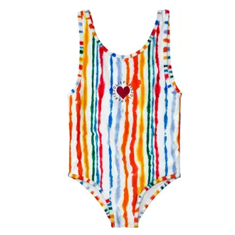Jolie Enfants Jolie Enfants Girls Watercolor Bathing Suit - SS2725 - SS25-S -