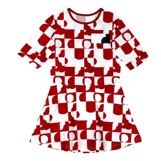 Jolie Enfants Jolie Enfants Girls Geometric Swim Dress - SS2623 - SS25-S -