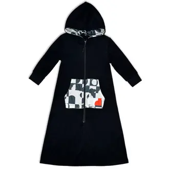 Jolie Enfants Jolie Enfants Girls Geometric 1-Piece Terry Robe - SS2523 - SS25-S -