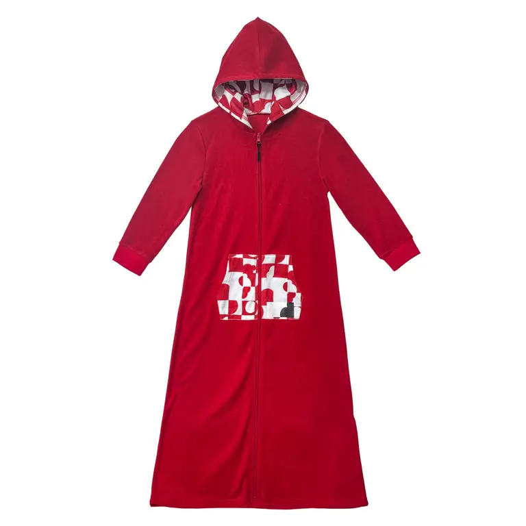 Jolie Enfants Jolie Enfants Girls Geometric 1-Piece Terry Robe - SS2523 - SS25-S -