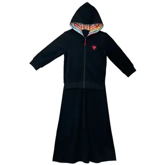 Jolie Enfants Jolie Enfants Girls Watercolor Stripe 2-Piece Terry Robe - SS2425 - SS25-S -