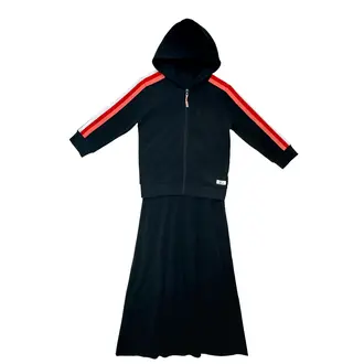 Jolie Enfants Jolie Enfants Girls Stripe Trim 2-Piece Terry Robe - SS2424 - SS25-S -