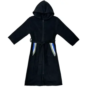 Jolie Enfants Jolie Enfants Boys Stripe Trim Terry Robe w/ Zipper - SS1424 - SS25-S -