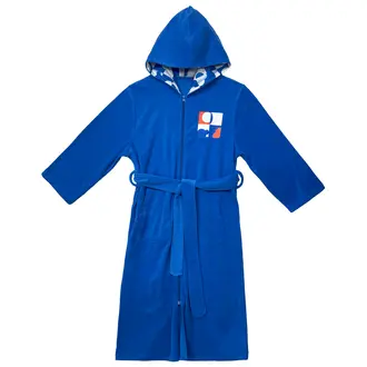 Jolie Enfants Jolie Enfants Boys Geometric Terry Robe w/ Zipper - SS1423 - SS25-S -