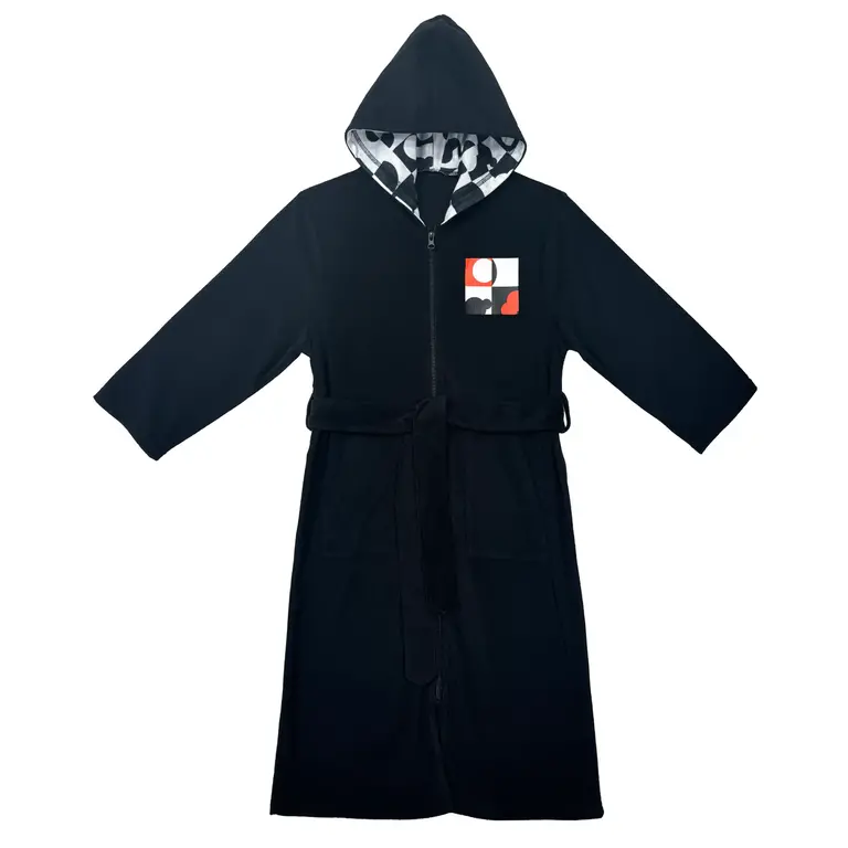 Jolie Enfants Jolie Enfants Boys Geometric Terry Robe w/ Zipper - SS1423 - SS25-S -