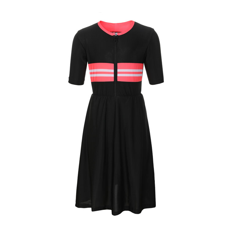 Landskid Landskid Girls Swim Dress - Neon - Short Sleeve -