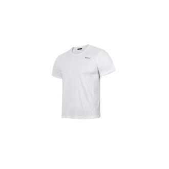 Abstract Abstract Mens Swim Top - Solid White Stretch Poly -