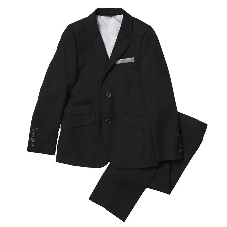 David Oliver David Oliver Boys 2-Piece Suit - Husky  Fit -