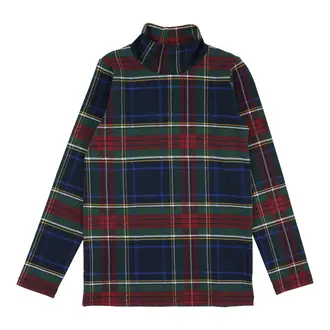 Analogie Analogie Plaid Mockneck - FW25 -