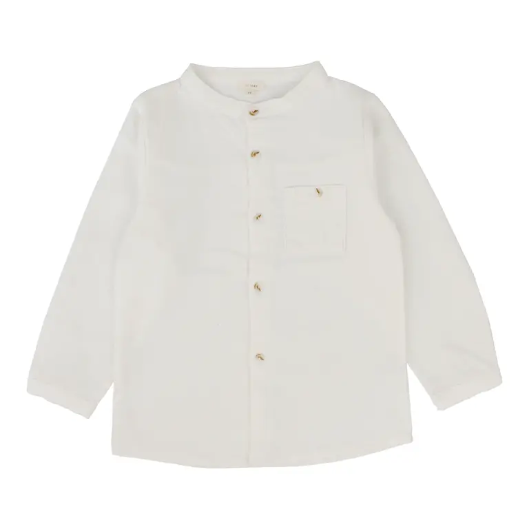 Lil Legs Lil Legs Boys Mandarine Collar Shabbos Shirt - FW25 -