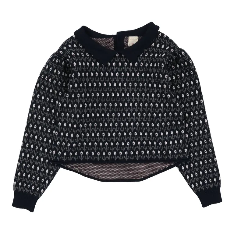 Analogie Analogie Floral Knit Sweater - FW25 -