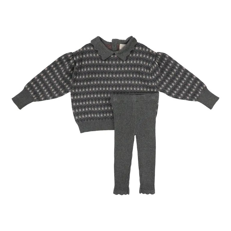 Analogie Analogie Floral Knit Set - FW25 -