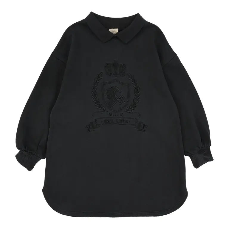 Analogie Analogie Emblem Sweatshirt Dress - FW25 -