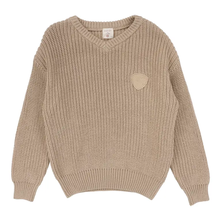 Analogie Analogie Knit V-Neck Sweater - FW25 -