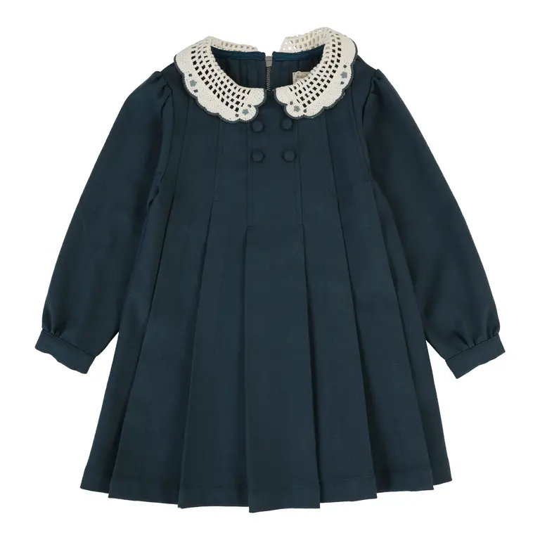 Analogie Analogie Crochet Collar Dress - FW25 -