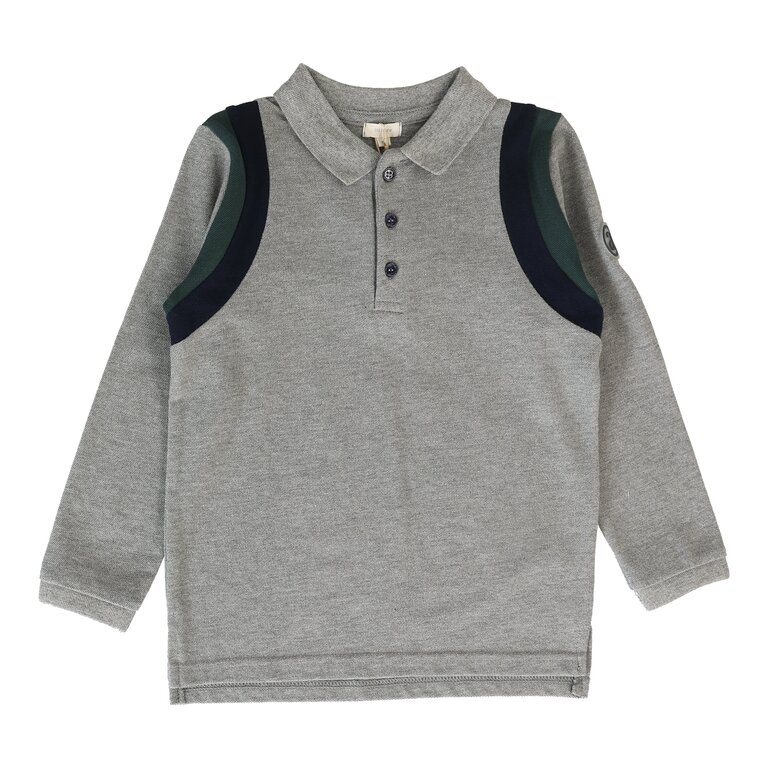 Lil Legs Lil Legs Striped Accent Polo - FW25 -