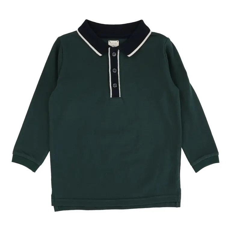 Lil Legs Lil Legs Contrast Trim Polo - FW25 -