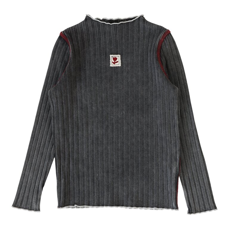 Lil Legs Lil Legs Contrast Funnel Neck - FW25 -