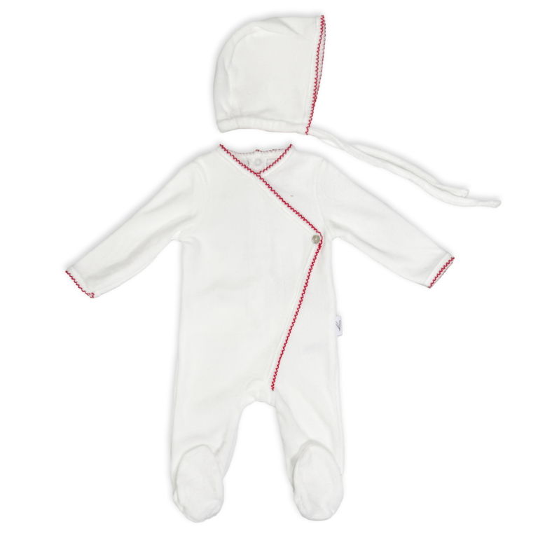 Bunny Love Bunny Love Scalloped Trim Layette - FL1743 - FW25 -