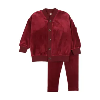 Bonjoy Bonjoy Velour Cardigan Set - FW25 -