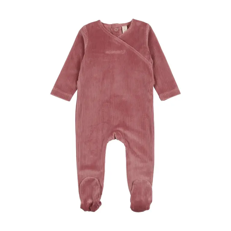 Bonjoy Bonjoy Amour Velour Collection Footie Set - FW25 -
