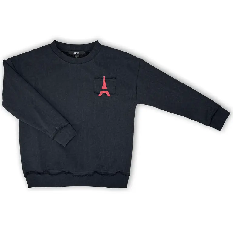 Jolie Enfants Jolie Enfants Raw Edge Sweatshirt - FB3149 - FW25 -