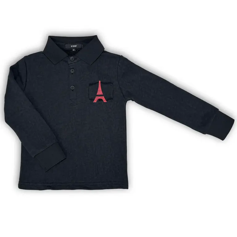 Jolie Enfants Jolie Enfants Raw Edge Polo - FB1149 - FW25 -