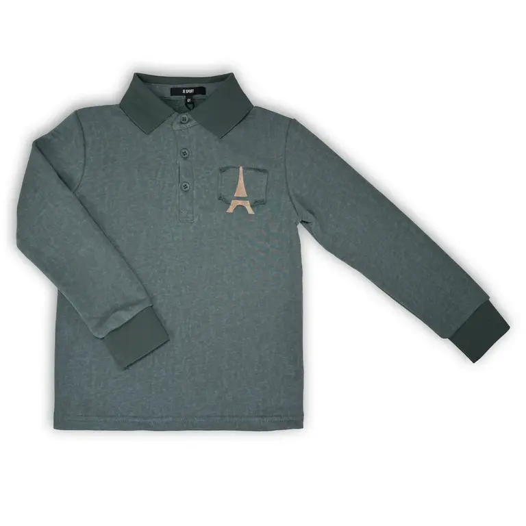 Jolie Enfants Jolie Enfants Raw Edge Polo - FB1149 - FW25 -