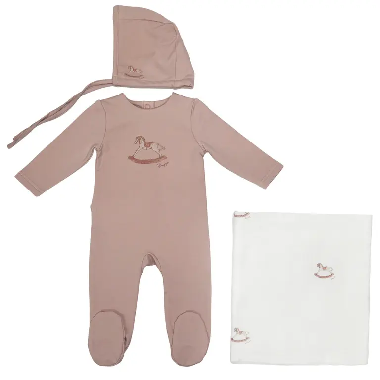 Bunny Love Bunny Love Rocking Horse Layette Set - FL1742-S - FW25 -
