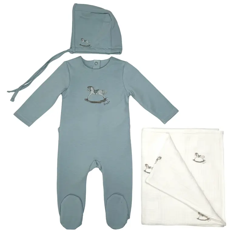 Bunny Love Bunny Love Rocking Horse Layette Set - FL1742-S - FW25 -