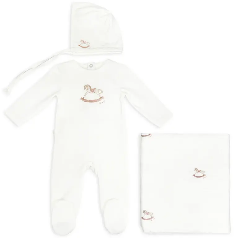 Bunny Love Bunny Love Rocking Horse Layette Set - FL1742-S - FW25 -