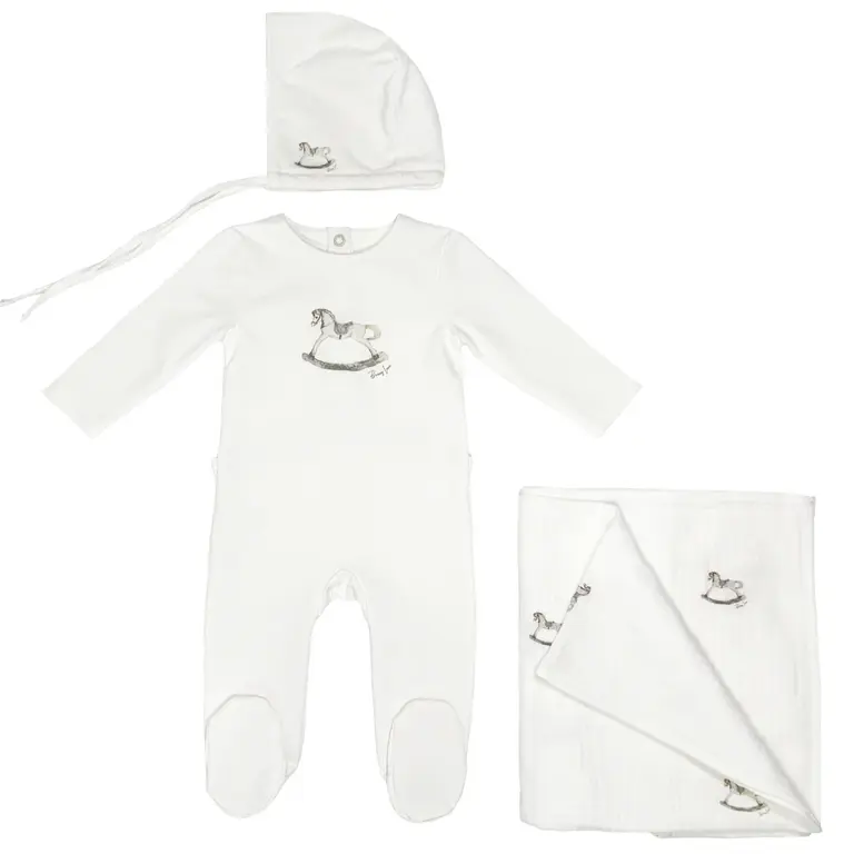 Bunny Love Bunny Love Rocking Horse Layette Set - FL1742-S - FW25 -