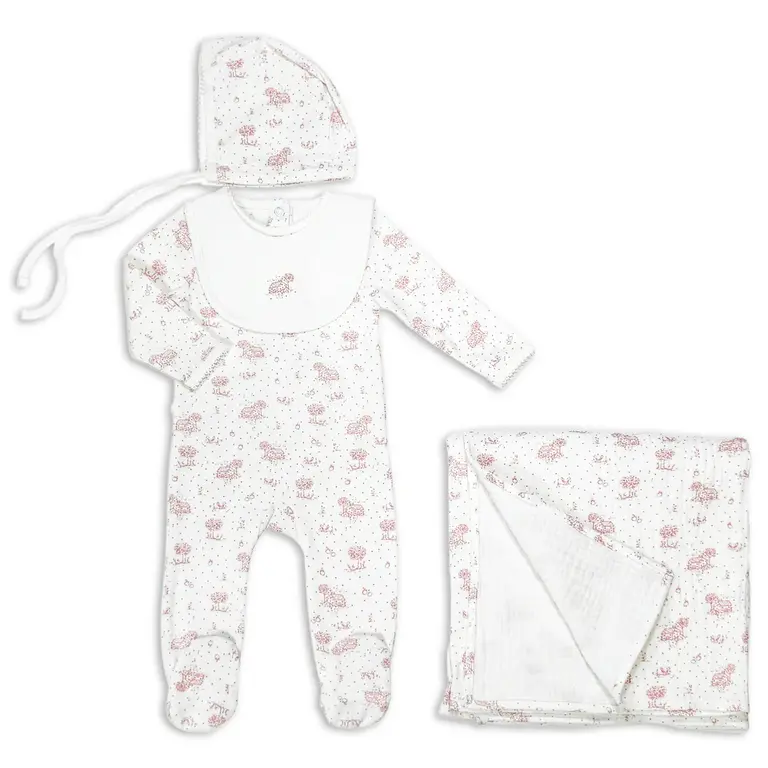 Bunny Love Bunny Love Toile Layette Set - FL1741-S - FW25 -