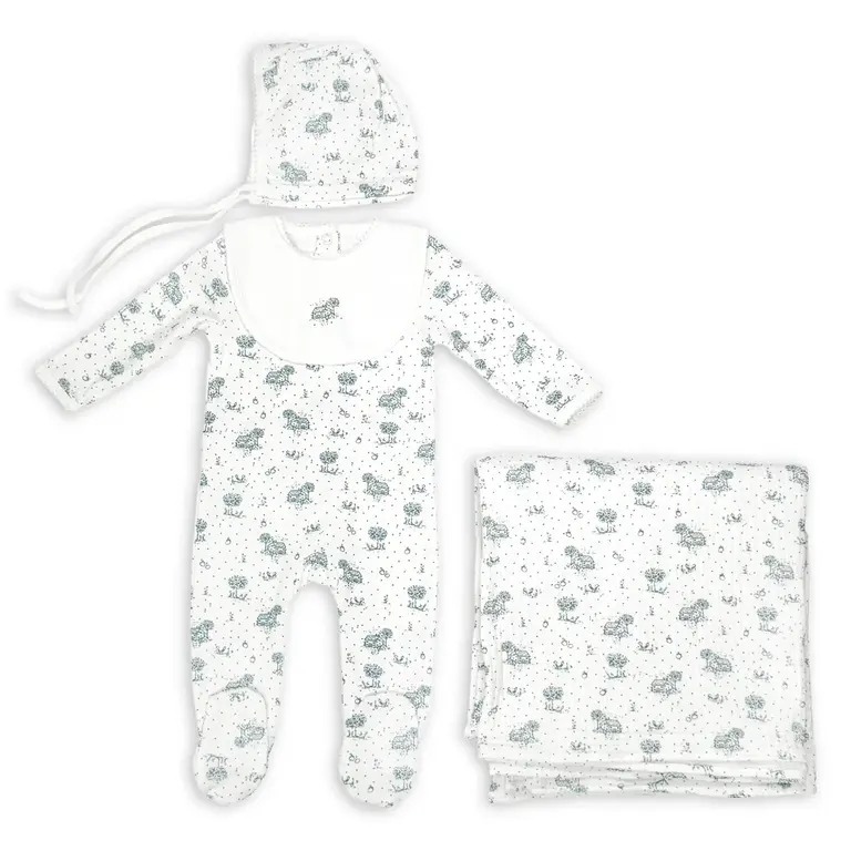 Bunny Love Bunny Love Toile Layette Set - FL1741-S - FW25 -