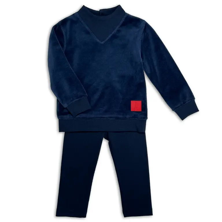 Jolie Enfants Jolie Enfants Velour 2-Piece Set - FW25 - FB3945 -