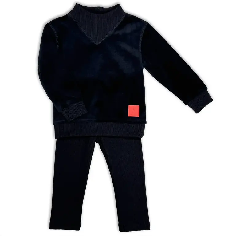 Jolie Enfants Jolie Enfants Velour 2-Piece Set - FW25 - FB3945 -