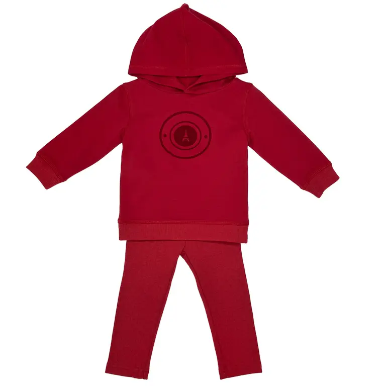 Jolie Enfants Jolie Enfants Velvet Logo 2-Piece Set - FB3941 - FW25  -