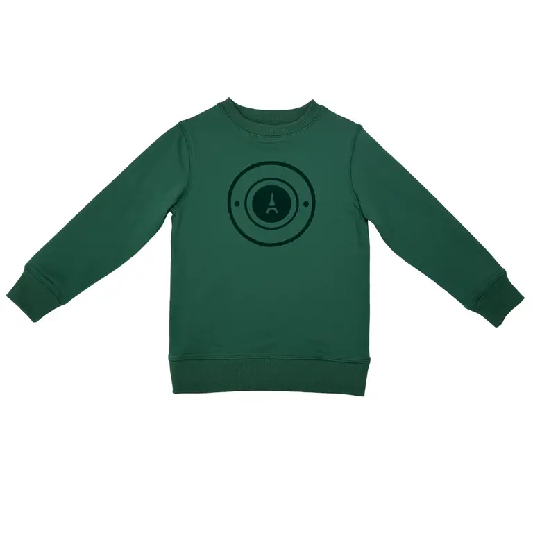 Jolie Enfants Jolie Enfants Velvet Logo Sweater - FW25 - FB3141 -