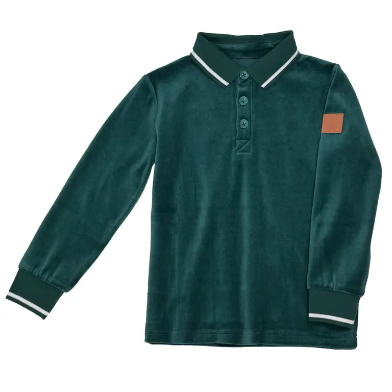 Jolie Enfants Jolie Enfants Velour Polo - FW25 - FB1145 -