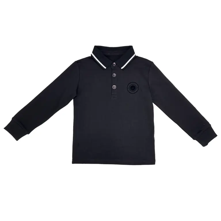 Jolie Enfants Jolie Enfants Velvet Logo Polo - FW25 - FB1141 -